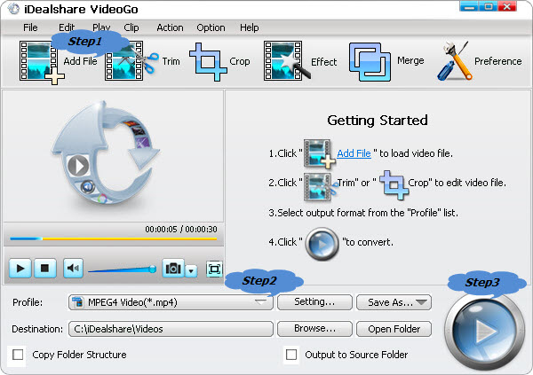 iDealshare VideoGo 7.1.1 Crack con download gratuito della chiave di licenza