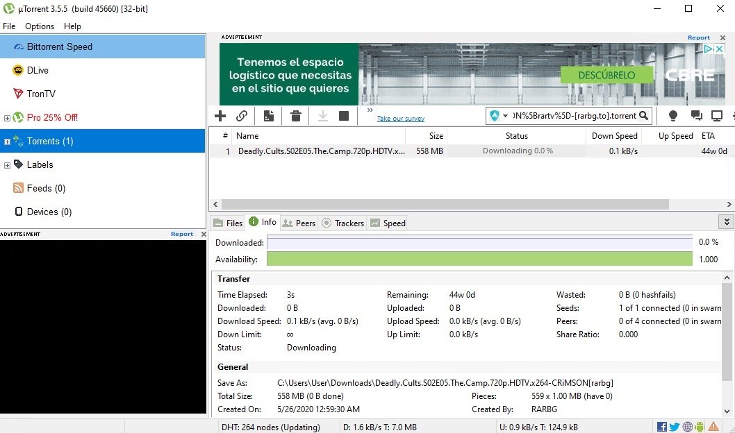 uTorrent Pro 3.6.6 Crack Build 44841 con attivato per PC Download gratuito 2022